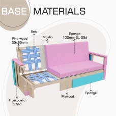 sofa HOBEL MARVEL ECONOM COFFEE V460/BROWN VIVALDI 22 (2)