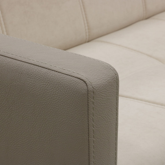 sofa HOBEL MARVEL ECONOM F/R CAPUCHINO 4072/CREAM VIVALDI 3 (2)