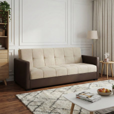 диван HOBEL MARVEL ECONOM F/R COFFEE V460/CAPPUCCINO VIVALDI 4 (2)