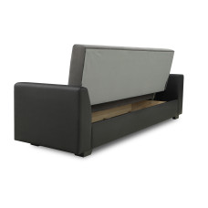 гарнитур HOBEL MODERN LUX 3+1+1 F/R BLACK 4503/ DARK GREY LEONARDO 15 (4)