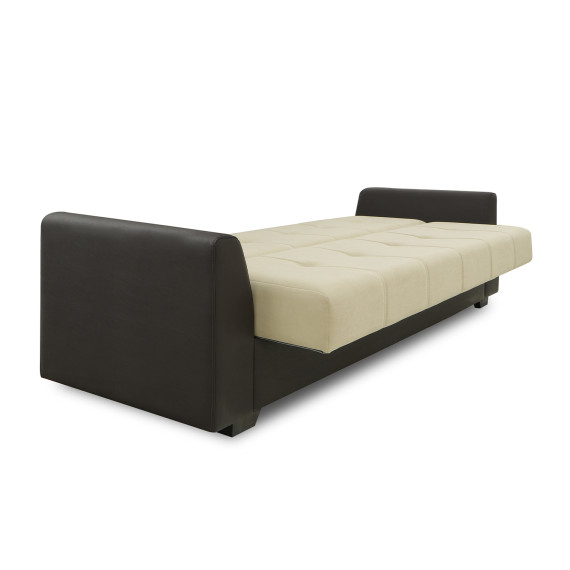 გარნიტური HOBEL MODERN LUX 3+1+1 F/R BROWN 3673/ CREAM LEONARDO 3 (4)