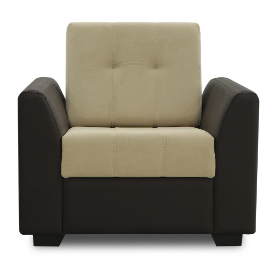 გარნიტური HOBEL MODERN LUX 3+1+1 F/R BROWN 3673/ CREAM LEONARDO 3 (4)