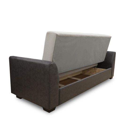 დივანი HOBEL MODERN LUXE ECONOM F/R DARK GREY 8410/ LEONARDO 13 (2)