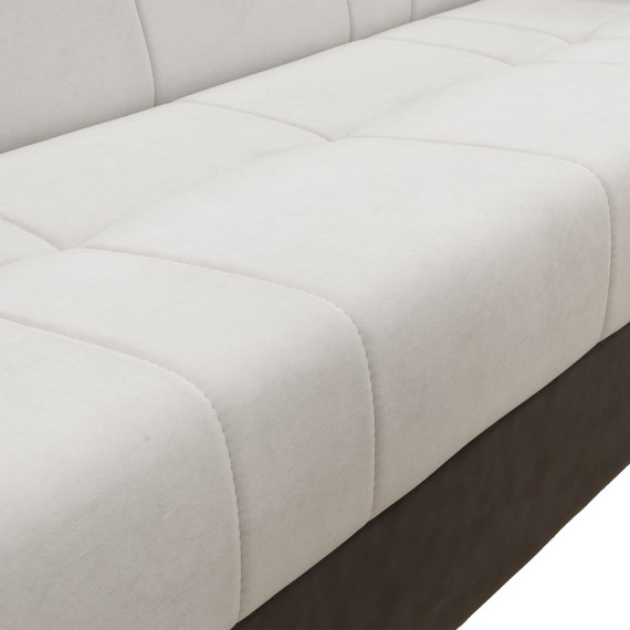 დივანი HOBEL MODERN LUXE ECONOM F/R DARK GREY 8410/ LEONARDO 13 (2)