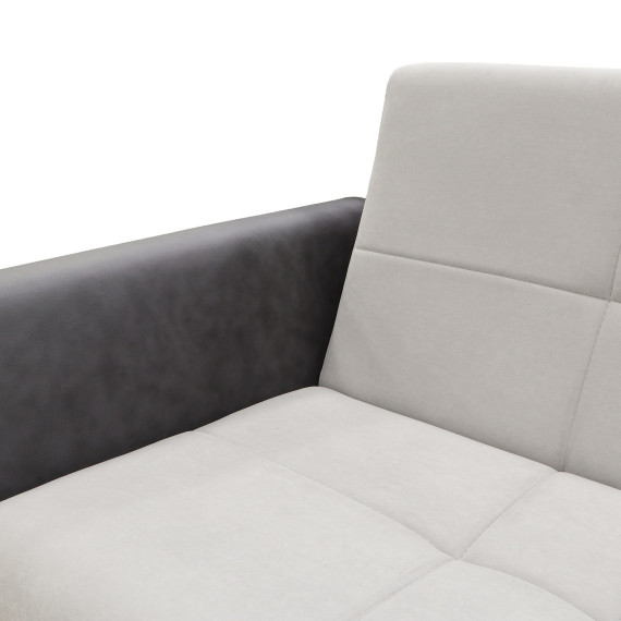დივანი HOBEL MODERN LUXE ECONOM F/R DARK GREY 8410/ LEONARDO 13 (2)