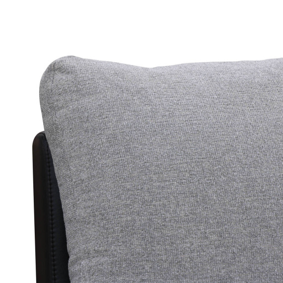 sofa HOBEL NEW CORNER CORONA F/R BLACK PHANTOM 15/ LIGHT GREY BEATTO 1067 L (10)