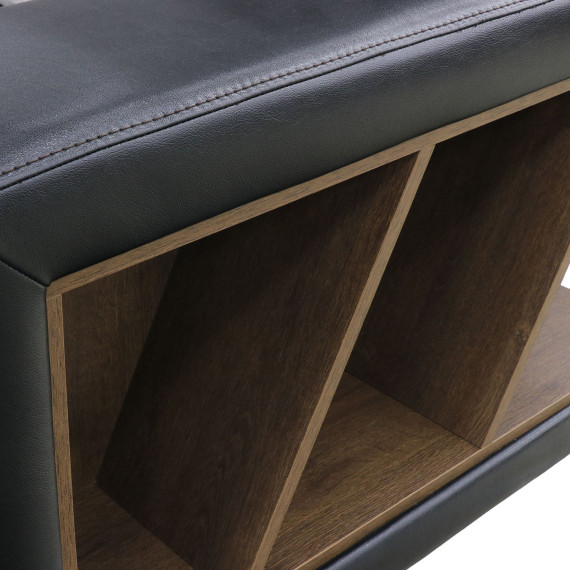 sofa HOBEL NEW CORNER CORONA F/R BLACK PHANTOM 15/ LIGHT GREY BEATTO 1067 L (10)