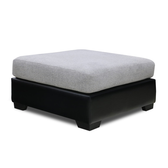 диван HOBEL NEW CORNER CORONA F/R BLACK PHANTOM 15/ LIGHT GREY BEATTO 1067 R (10)