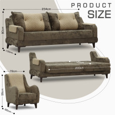 sofa set HOBEL OLIVIA 3+1+1 F/R BROWN MONACO 5/BONCUK 6 (4)