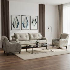 გარნიტური HOBEL OLIVIA 3+1+1 F/R CAPPUCCINO MONACO 4/ELEGANCE6 (4)