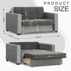 sofa HOBEL SKY GREY MOCASSI 4005 /GREY BONCUK 19 (1)