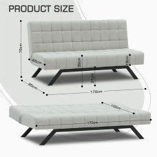 sofa HOBEL STAR F/R LIGHT GREY VIVALDI 6 (2)