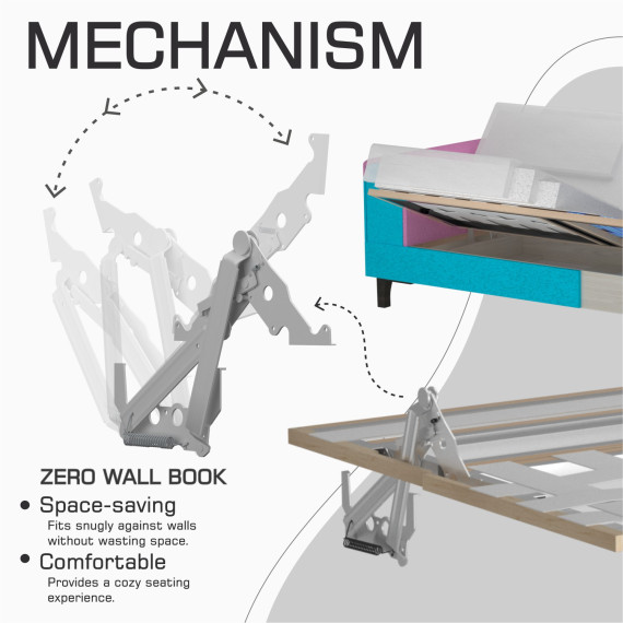 გარნიტური HOBEL STONE 3+1+1 DARK GRAY BEATTO 1079/BUKLE 9/ INFINIY 991 (3)