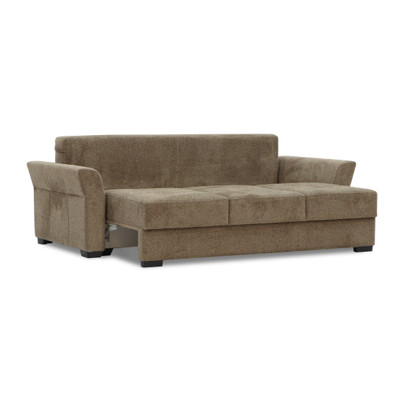 გარნიტური HOBEL TEXAS 3+1+1 D/P LIGHT BROWN BEATTO 1012 (6)