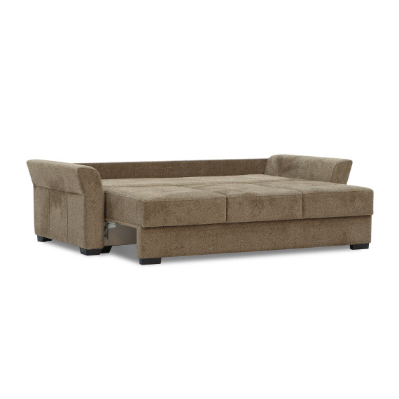 გარნიტური HOBEL TEXAS 3+1+1 D/P LIGHT BROWN BEATTO 1012 (6)