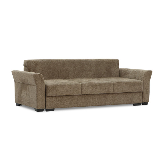 გარნიტური HOBEL TEXAS 3+1+1 D/P LIGHT BROWN BEATTO 1012 (6)