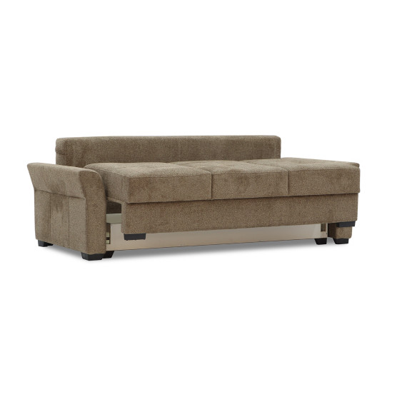 გარნიტური HOBEL TEXAS 3+1+1 D/P LIGHT BROWN BEATTO 1012 (6)