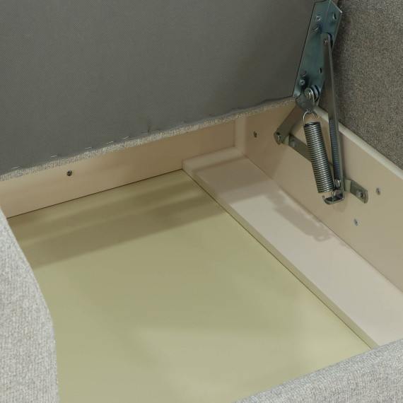 გარნიტური HOBEL TEXAS 3+1+1 D/P LIGHT GREY BEATTO 1067 (6)