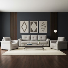 გარნიტური HOBEL TEXAS 3+1+1 GREY SCANDI 18 (6)