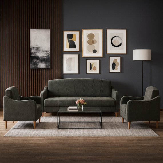 გარნიტური HOBEL UTA 3+1+1 DRAK BROWN JAGUAR 18 (4)