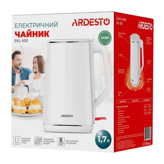 ელექტრო ჩაიდანი ARDESTO EKL-X50
