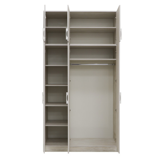 ტანსაცმლის კარადა HOBEL E-135X250 CL/01 (WH) K083 (6)