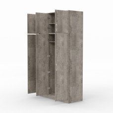 ტანსაცმლის კარადა HOBEL E-135X250 CL/01 (WH) K355 (7)