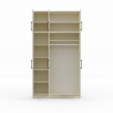 wardrobe HOBEL E-135X250 UZ-819 BLACK K001 (7)