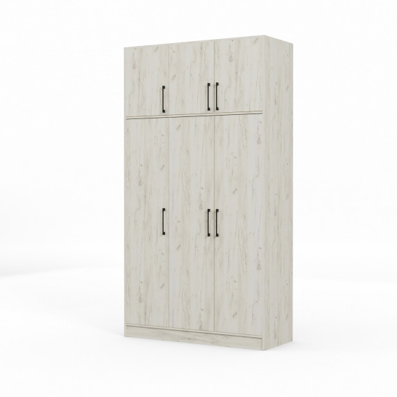 ტანსაცმლის კარადა HOBEL E-135X250 UZ-819 BLACK K001 (7)