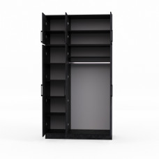 wardrobe HOBEL E-135X250 UZ-819 BLACK ORMA 220 (7)