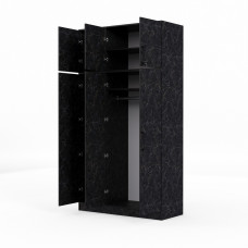 wardrobe HOBEL E-135X250 UZ-819 BLACK ORMA 220 (7)