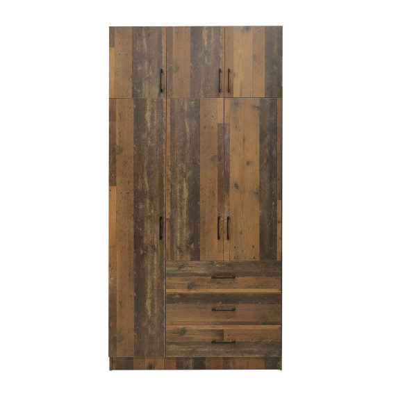 ტანსაცმლის კარადა HOBEL EX-B36 UZ-819 BLACK BS580 (7)