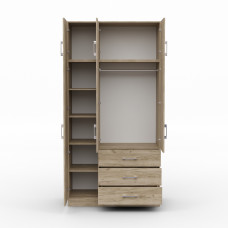 ტანსაცმლის კარადა HOBEL EX-B36 UZ-819 INOX K002 (7)