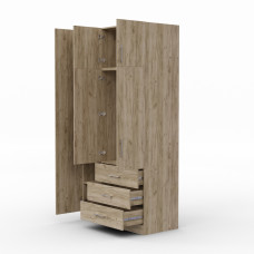 ტანსაცმლის კარადა HOBEL EX-B36 UZ-819 INOX K002 (7)