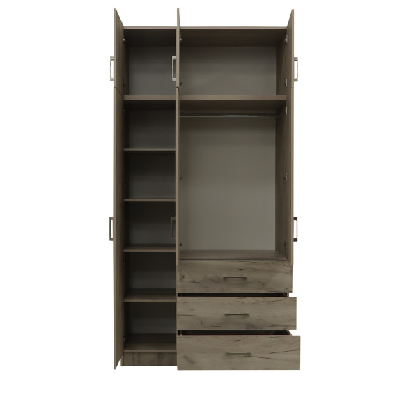 ტანსაცმლის კარადა HOBEL EX-B36 UZ-819 INOX K002 (7)