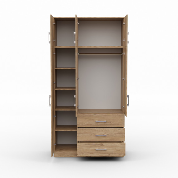 ტანსაცმლის კარადა HOBEL EX-B36 UZ-819 INOX K544 (7)