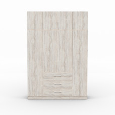 ტანსაცმლის კარადა HOBEL EX-B37 CL/01 (WH) K083 (7)