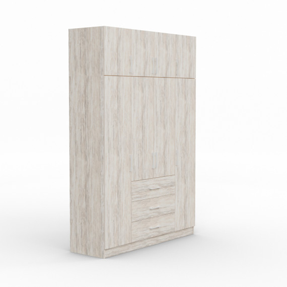 ტანსაცმლის კარადა HOBEL EX-B37 CL/01 (WH) K083 (7)