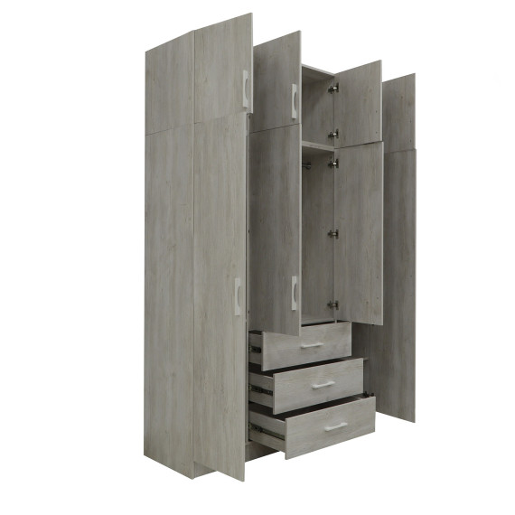 ტანსაცმლის კარადა HOBEL EX-B37 CL/01 (WH) ORMA 144 (7)
