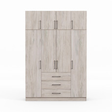 ტანსაცმლის კარადა HOBEL EX-B37 UZ-819 BLACK K083 (7)