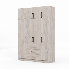 ტანსაცმლის კარადა HOBEL EX-B37 UZ-819 BLACK K083 (7)