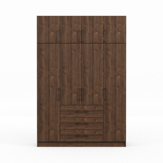 ტანსაცმლის კარადა HOBEL EX-B37 UZ-819 BLACK K090 (7)