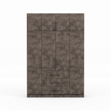 платяной шкаф HOBEL EX-B37 UZ-819 BLACK K539 (7)