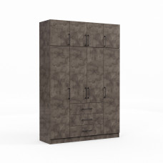 платяной шкаф HOBEL EX-B37 UZ-819 BLACK K539 (7)