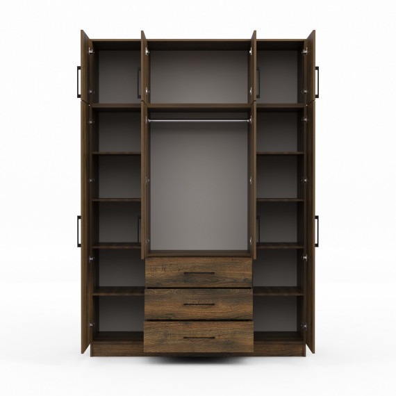 ტანსაცმლის კარადა HOBEL EX-B37 UZ-819 BLACK ORMA 215 (7)