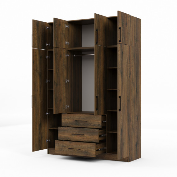 ტანსაცმლის კარადა HOBEL EX-B37 UZ-819 BLACK ORMA 215 (7)