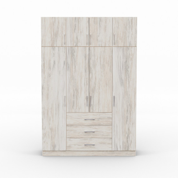 ტანსაცმლის კარადა HOBEL EX-B37 UZ-819 INOX K083 (7)