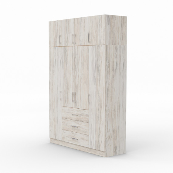 ტანსაცმლის კარადა HOBEL EX-B37 UZ-819 INOX K083 (7)