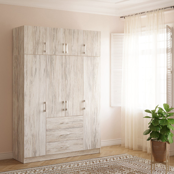 ტანსაცმლის კარადა HOBEL EX-B37 UZ-819 INOX K083 (7)