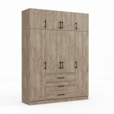 wardrobe HOBEL EX-B38 UZ-819 BLACK K105 (7)